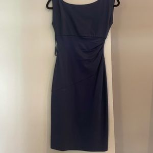 Navy DVF dress